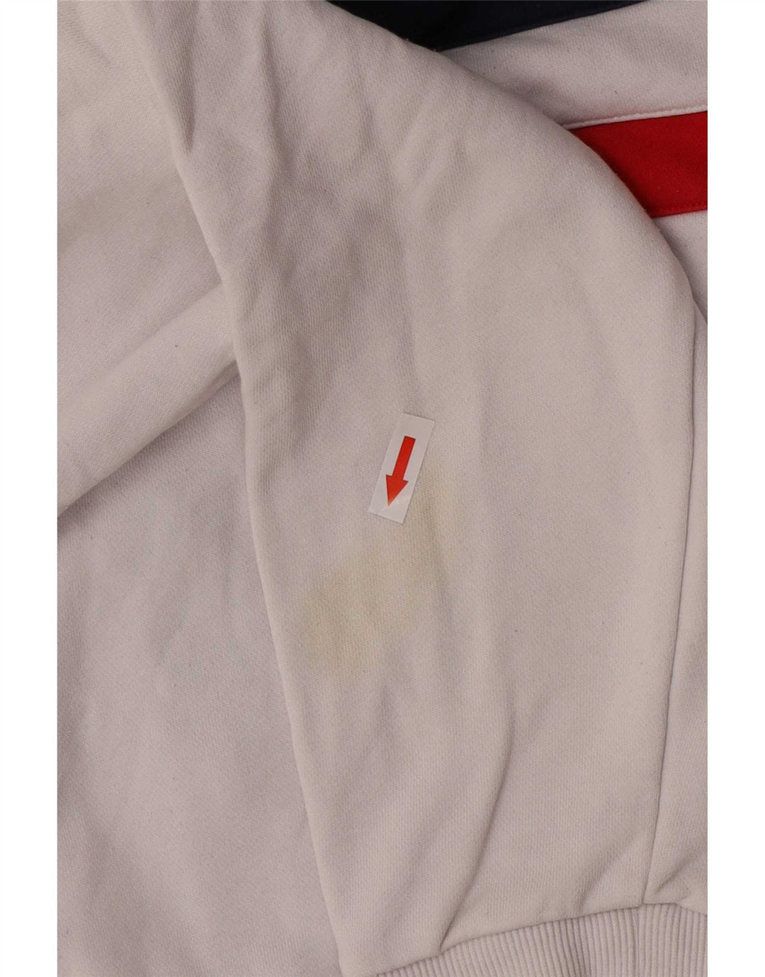 Fila Hættetrøje med lynlås til mænd Medium White Colourblock Bomuld