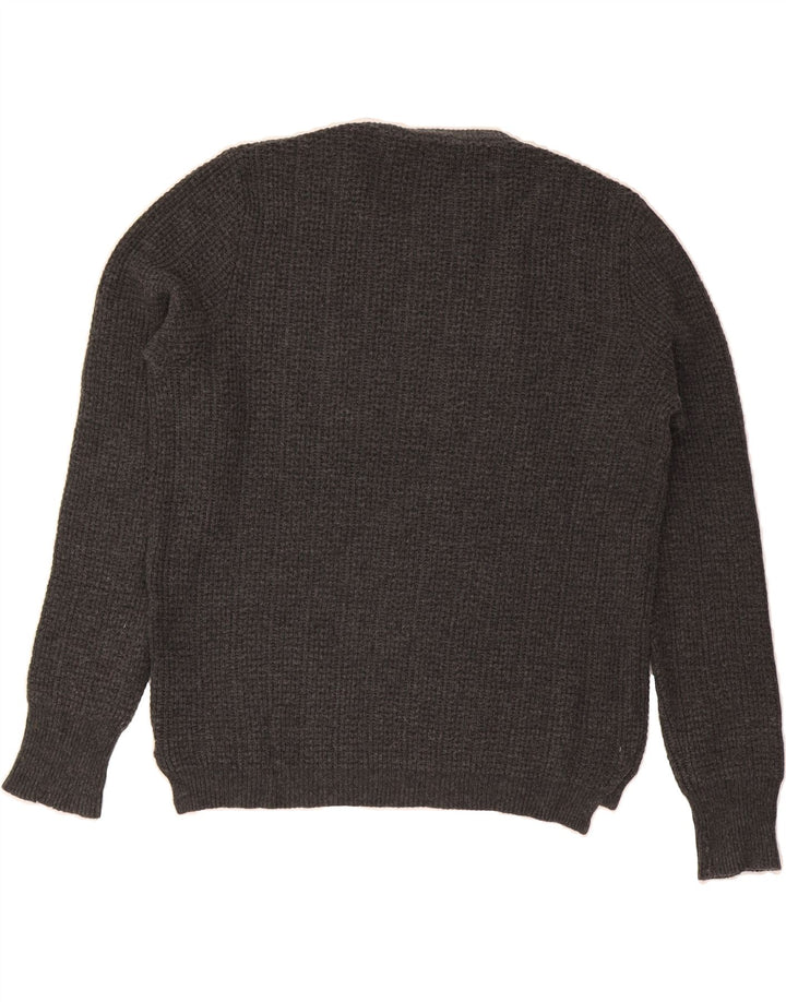 FARAH Mens Crew Neck Jumper Sweater Medium Grey Wool Vintage Farah and Second-Hand Farah from Messina Hembry 