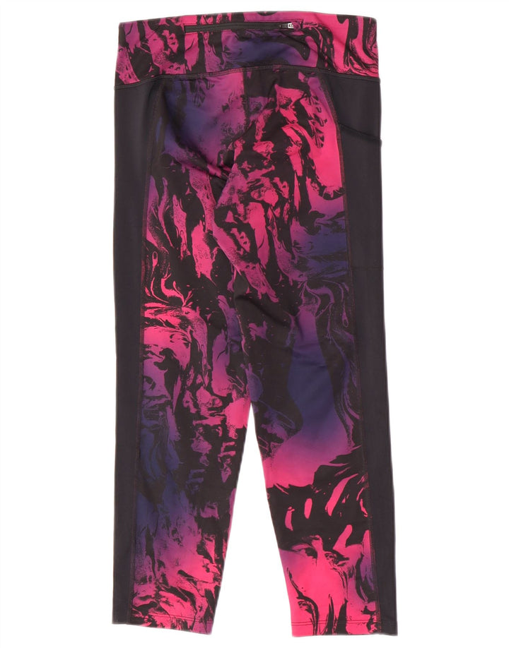 Nike Dame Dri Fit Leggings UK 6 XS Flerfarvet Tie Dye Polyester