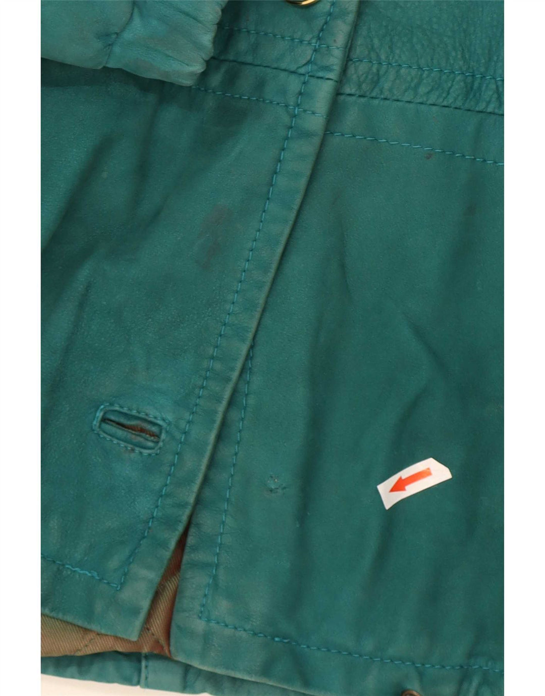 Vintage damejakke med hætte i overstørrelse IT 44 Medium Grøn