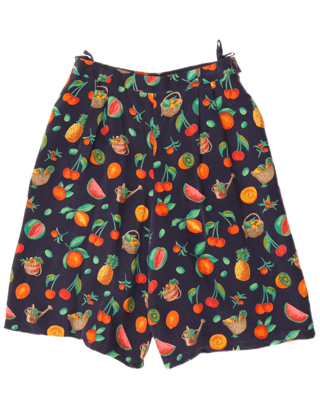Bardehle kvinders abstrakt mønster bermuda shorts EU 42 Large W30 Navy Blue