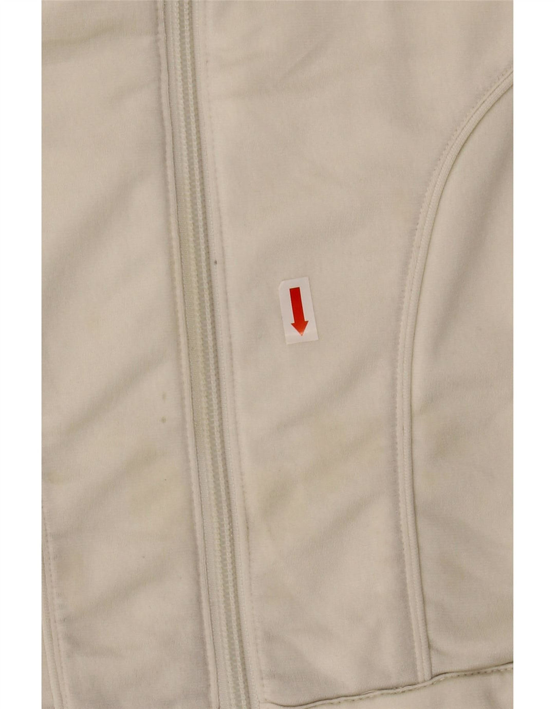 ADIDAS træningsdragt topjakke til kvinder UK 14 Medium White Polyester