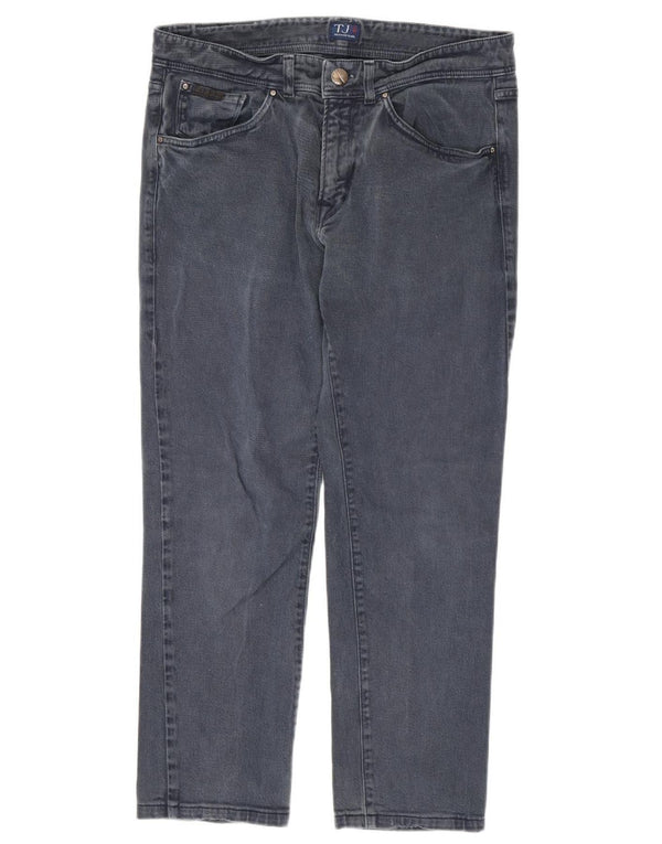 TRUSSARDI Lige jeans til mænd IT 50 Large W34 L28 Blå