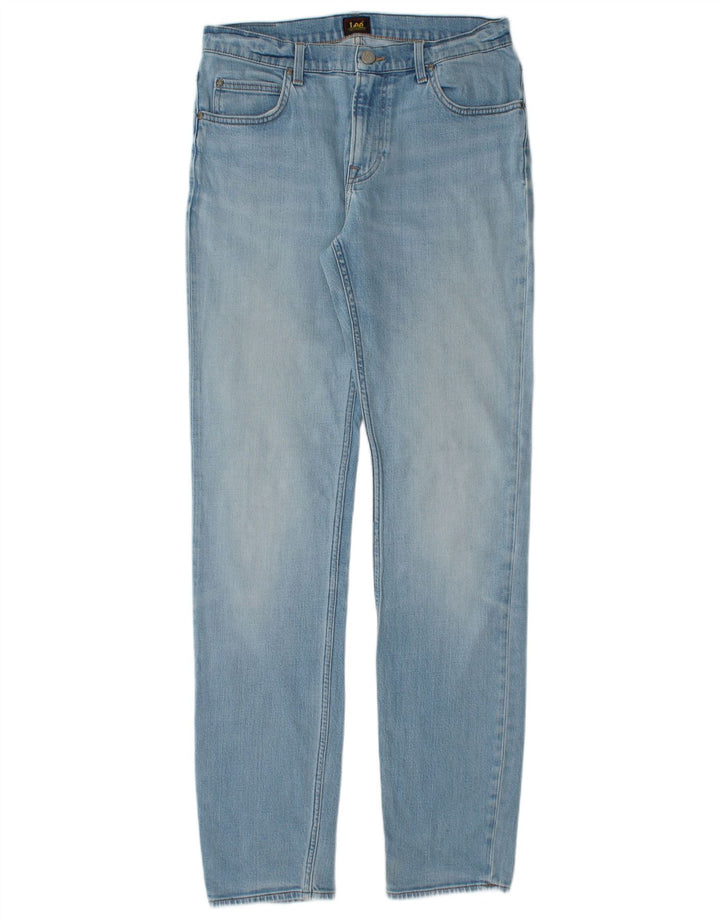 LEE Herre Rider Slim Jeans W32 L36 Blå Bomuld