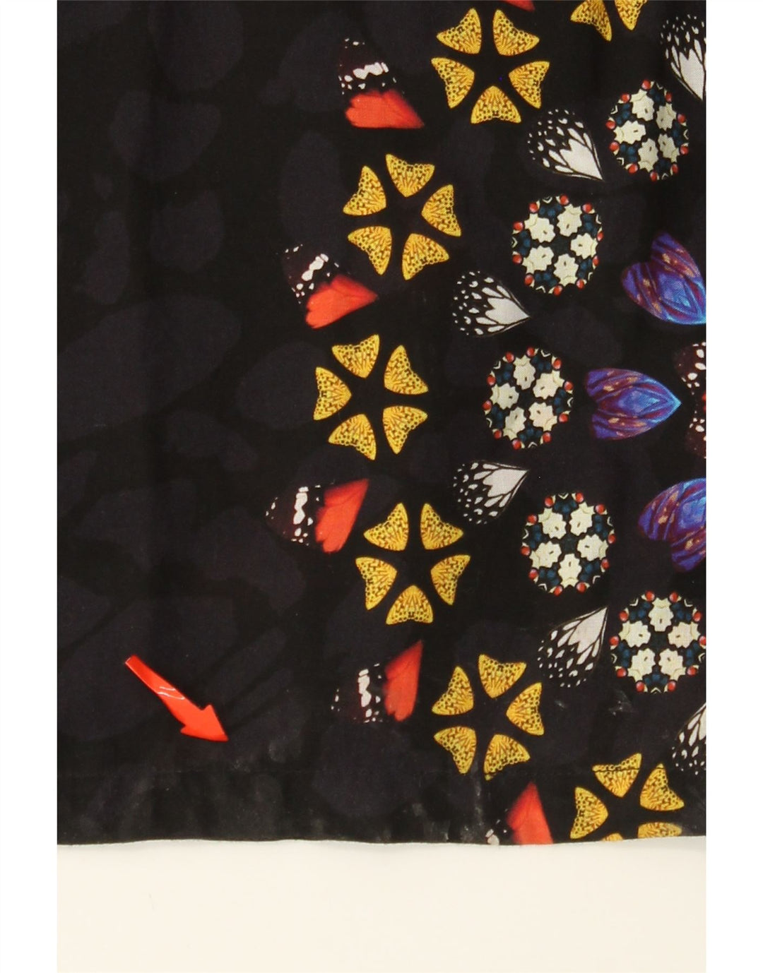 DESIGUAL Kvinder grafisk ærmeløs Jumpsuit UK 14 Large Black Floral