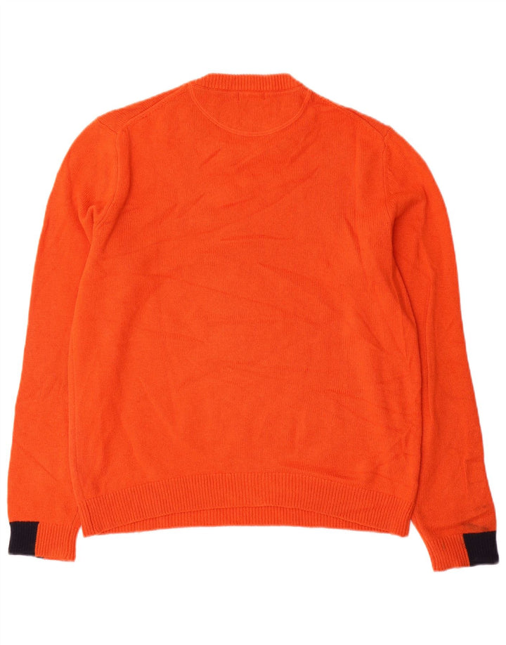 Sun68 Dame sweater med rund hals DK 16 Stor Orange Uld