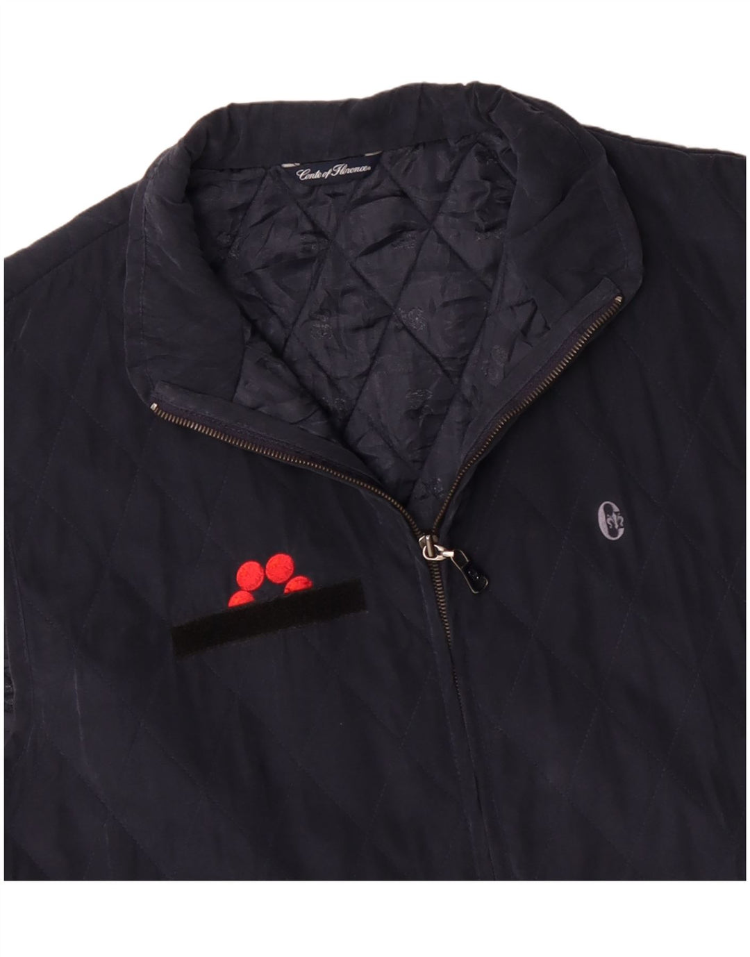 CONTE OF FLORENCE Herre Quiltet Gilet UK 44 2XL Navy Blue