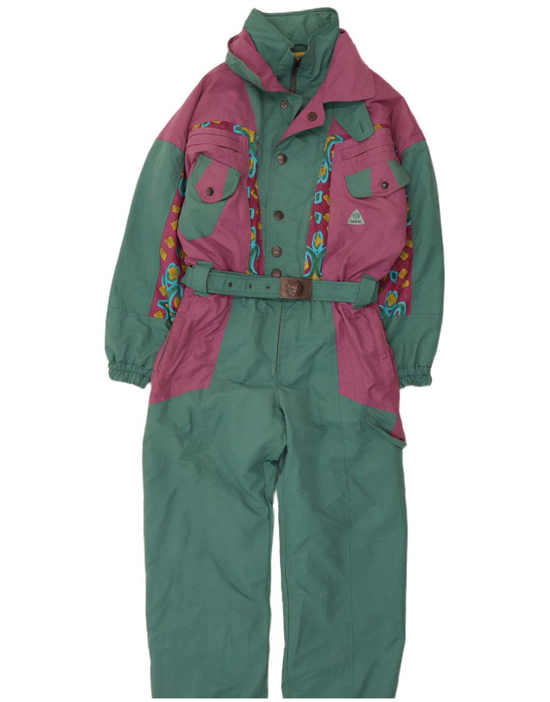 Colmar Herre Ski Jumpsuit IT 48 Medium Green Colourblock
