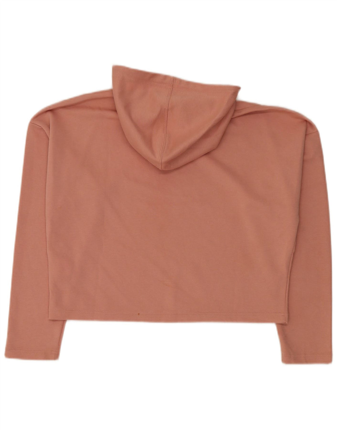 PUMA Dame Oversized Crop Grafisk Hoodie Jumper UK 12 Medium Pink