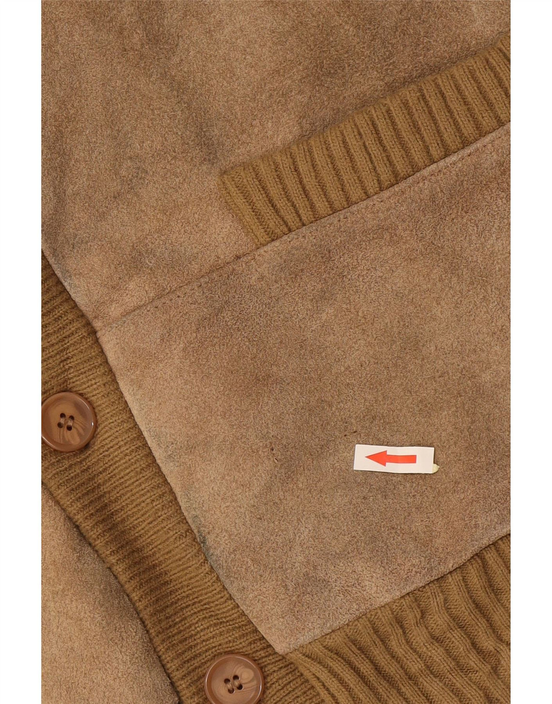 Vintage herre cardigan sweater 2XL Beige