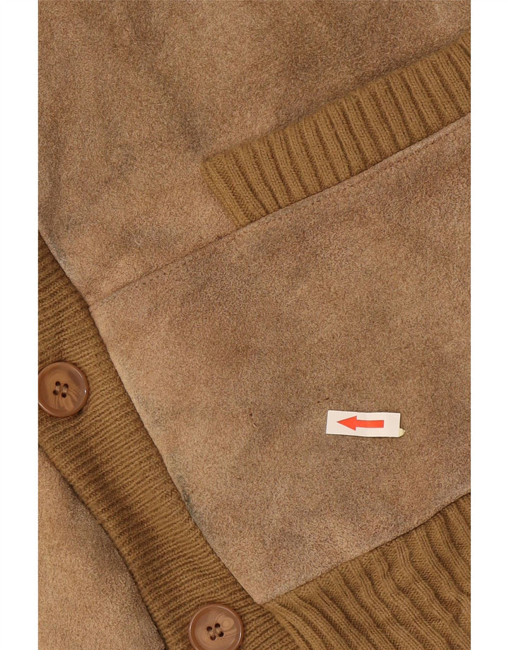 Vintage herre cardigan sweater 2XL Beige
