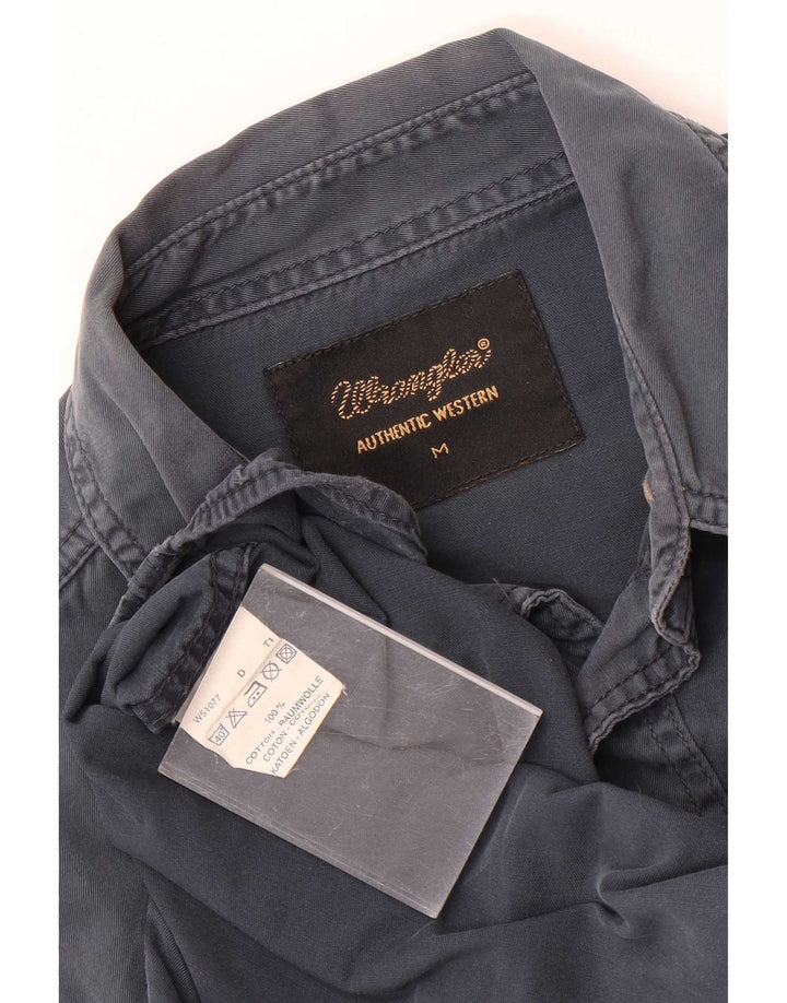 Wrangler Western skjorte til mænd, mellemgrå