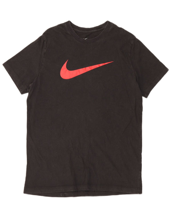 Nike grafisk T-shirt top til mænd XL sort bomuld