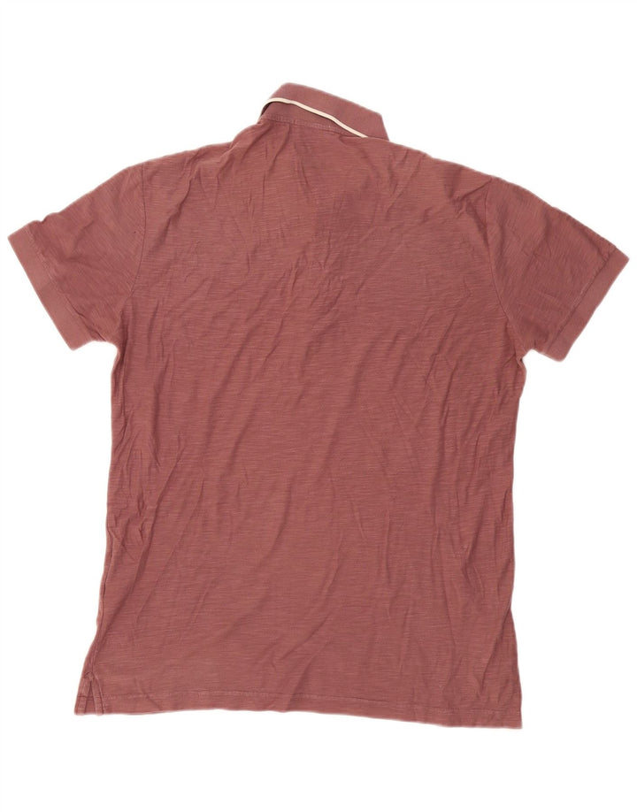 Brooksfield Poloshirt til mænd IT 52 Large Maroon Bomuld Classic