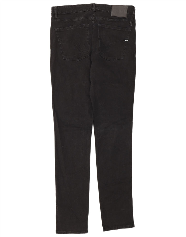 Gas Herre Albert Slim Jeans W33 L34 Sort Bomuld