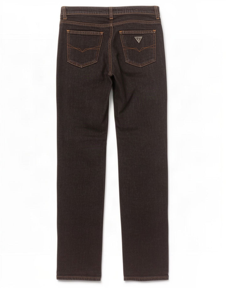 Guess Dame Bootcut Jeans W27 L31 Sort Bomuld