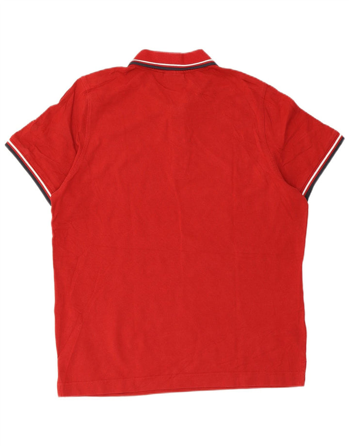 Lotto Herre Polo Shirt Stor Rød Bomuld