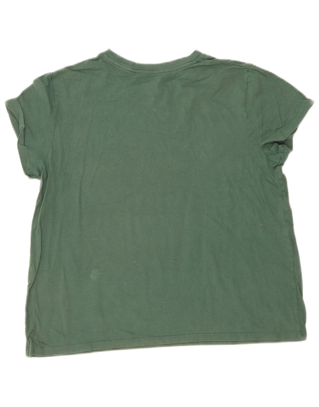 Levi's Dame T-Shirt Top UK 16 Stor Grøn