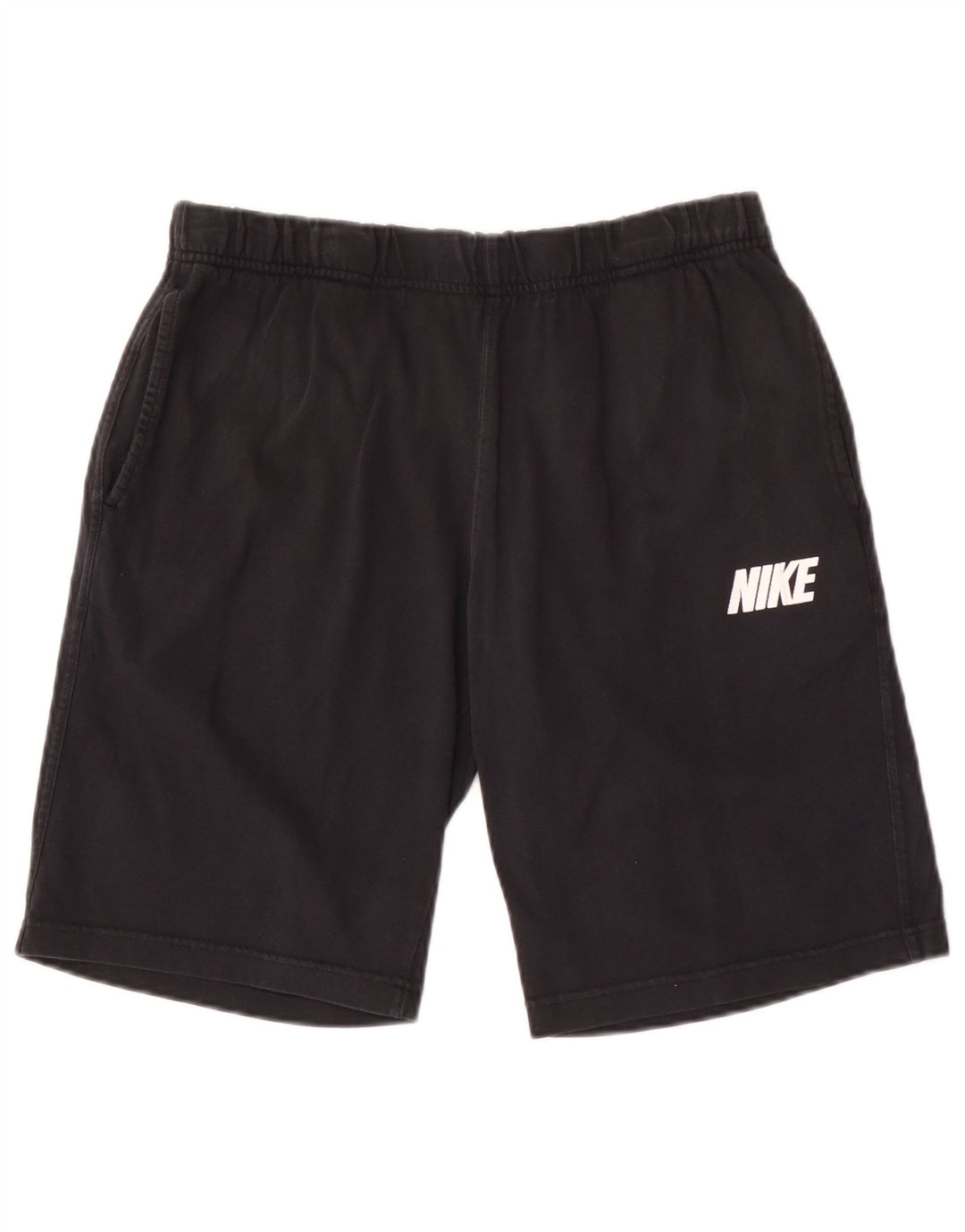 Nike Herre grafiske sportsshorts Medium Sort Bomuld