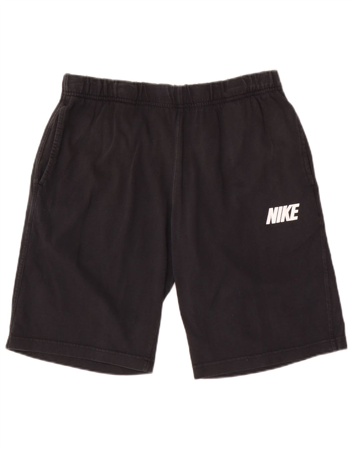 Nike Herre grafiske sportsshorts Medium Sort Bomuld