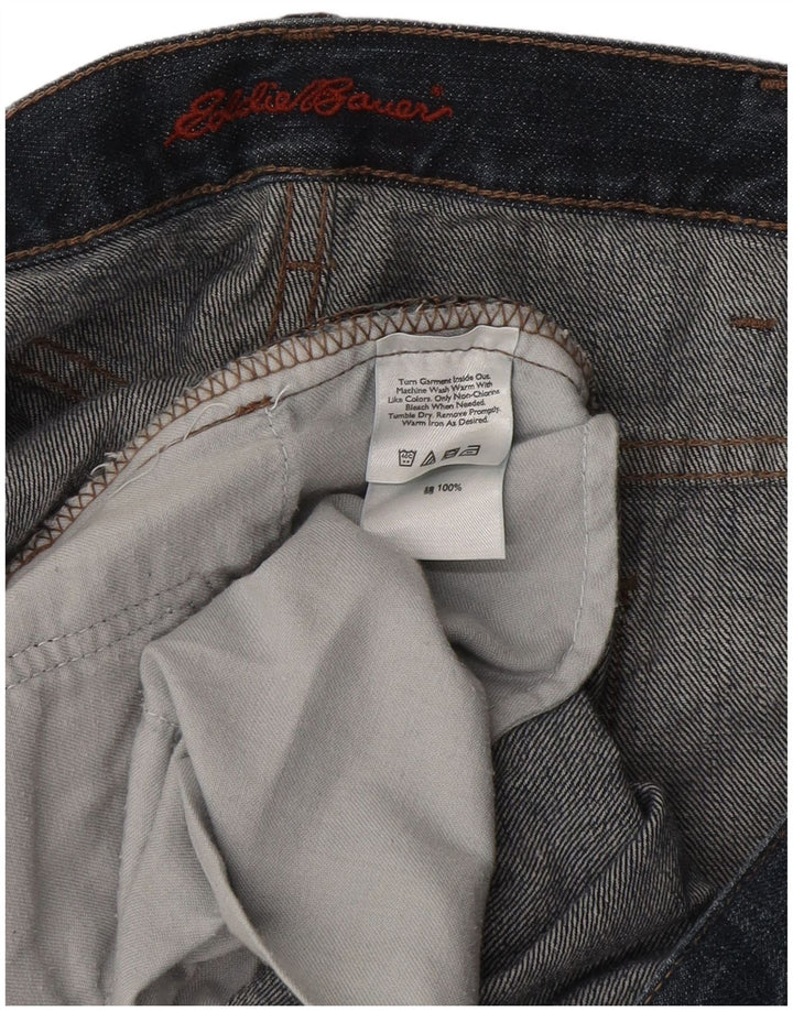 Eddie Bauer Straight Jeans til mænd W40 L30 Blå Bomuld