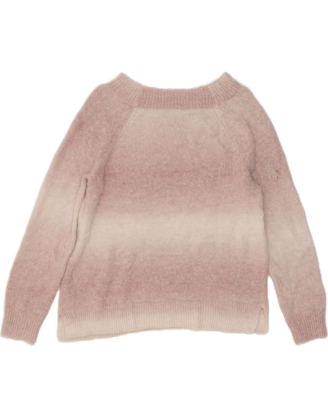 CHAPS Womens Boat Neck Jumper Sweater UK 14 Medium Purple Colourblock Vintage Chaps and Second-Hand Chaps from Messina Hembry 
