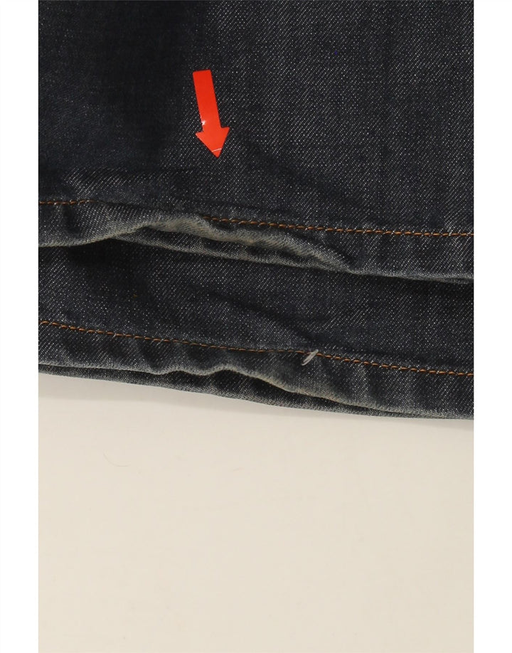 LEVI'S Mens 514 Straight Jeans W33 L28 Navy Blue Cotton Vintage Levi's and Second-Hand Levi's from Messina Hembry 