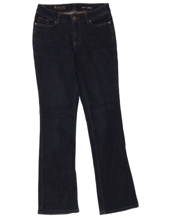 Lee Womens Modern Rise Curvy Bootcut Jeans W30 L32 Navy Blue
