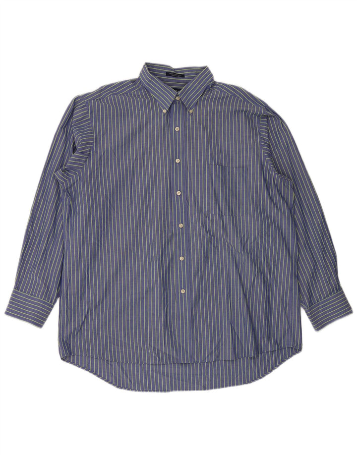 Chaps Herreskjorte str. 17 1/2 XL Blåstribet bomuld