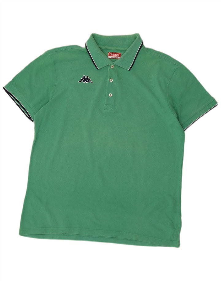 Kappa herre poloshirt XL Grøn