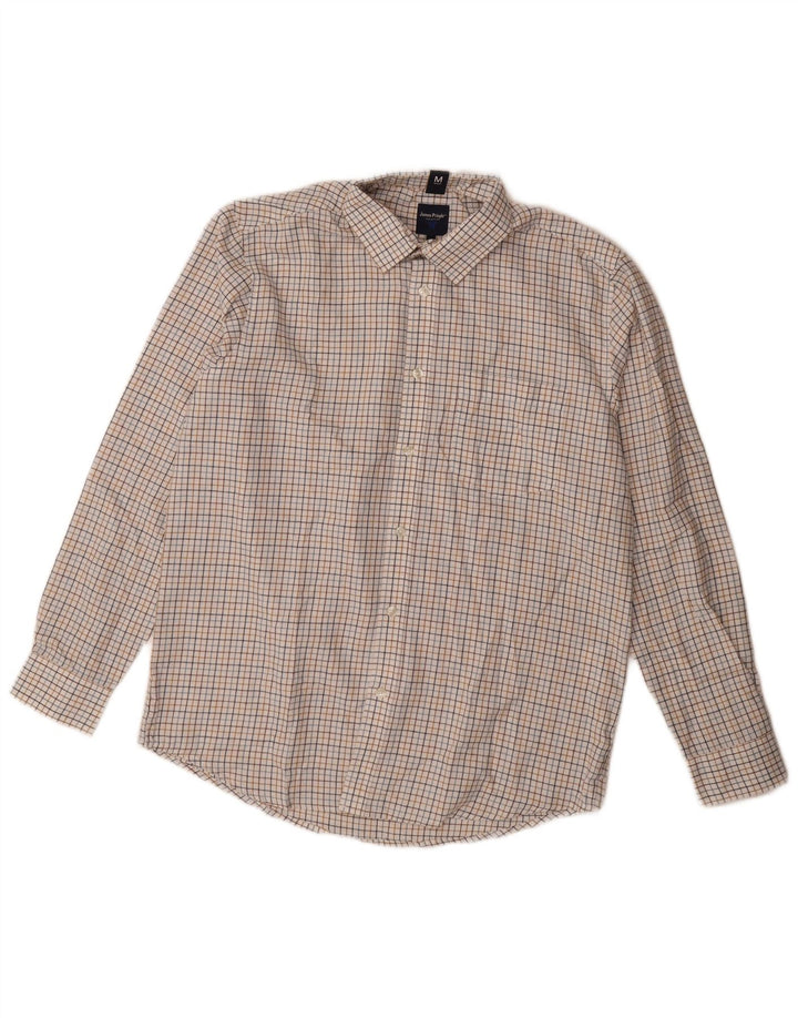 James Pringle Herre Flanellskjorte Medium Off White Ternet polyester