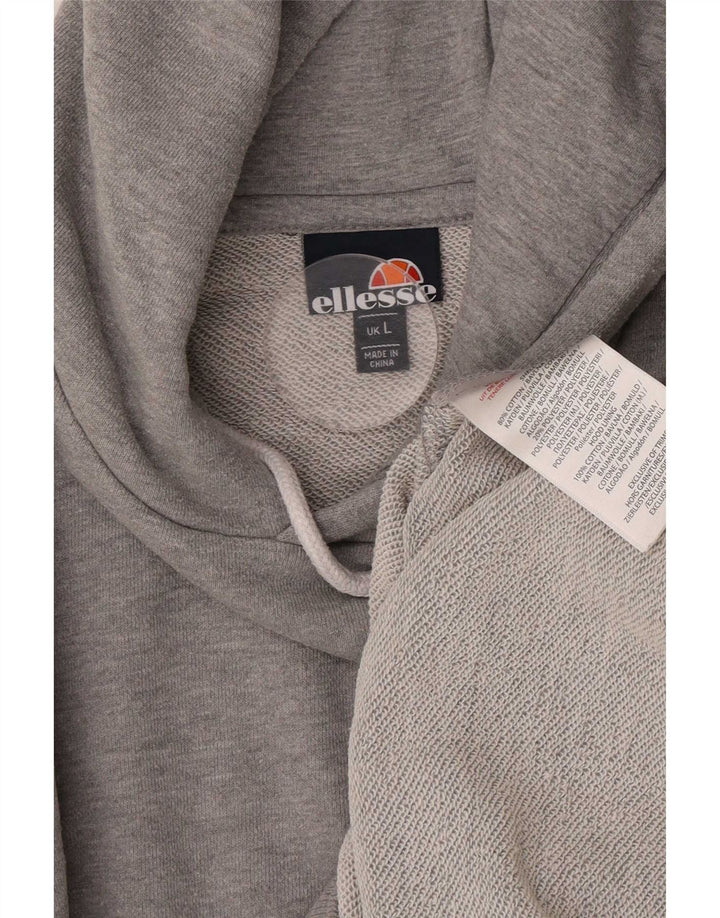 Ellesse Herre Hættetrøje Jumper Stor Grå Bomuld