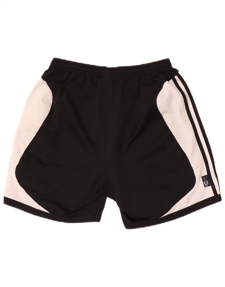 Adidas Herre Climalite Sport Shorts UK 36 Small Black Colourblock Polyester