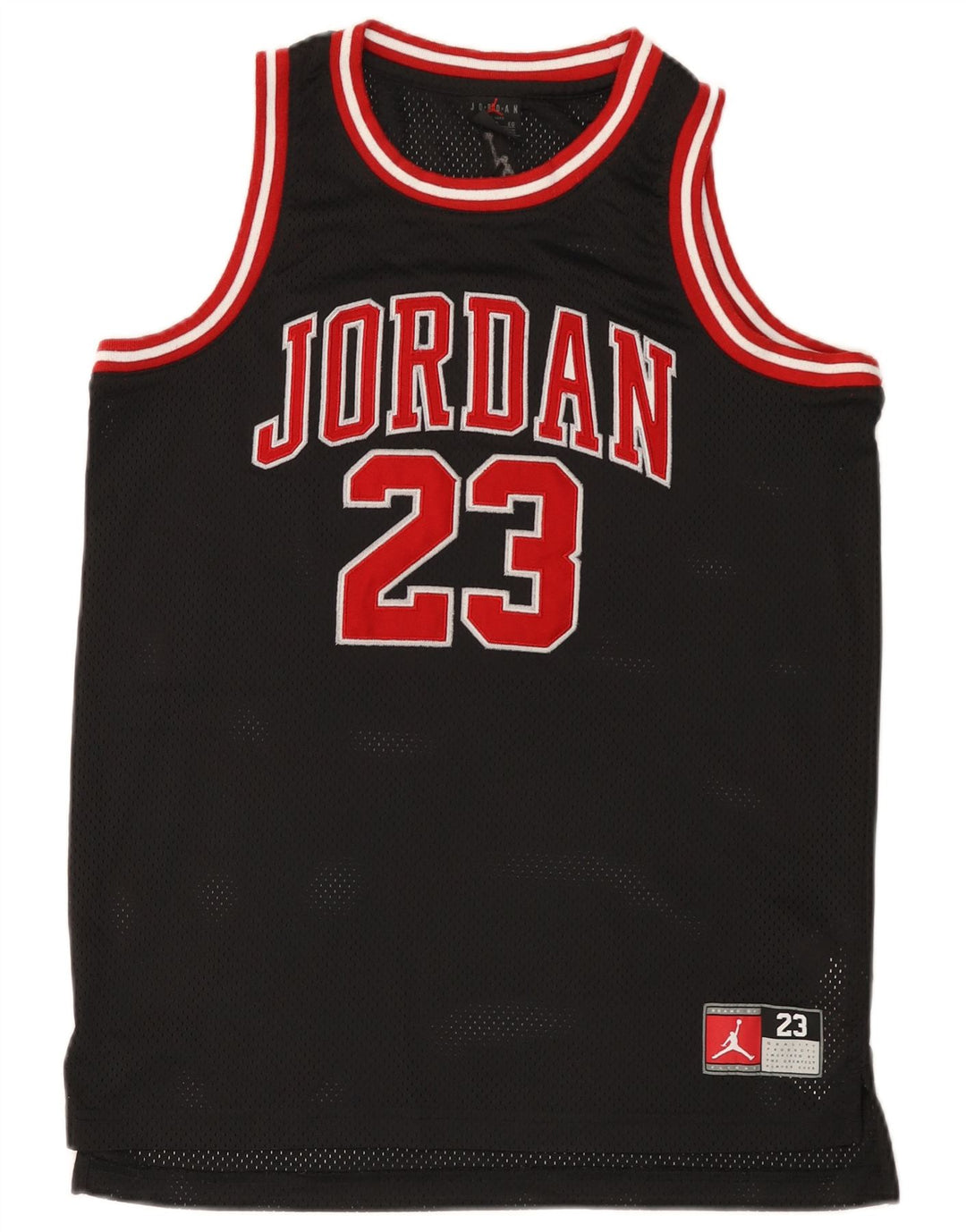 Jordan Boys Grafisk Vest Top 13-14 år XL Sort Polyester