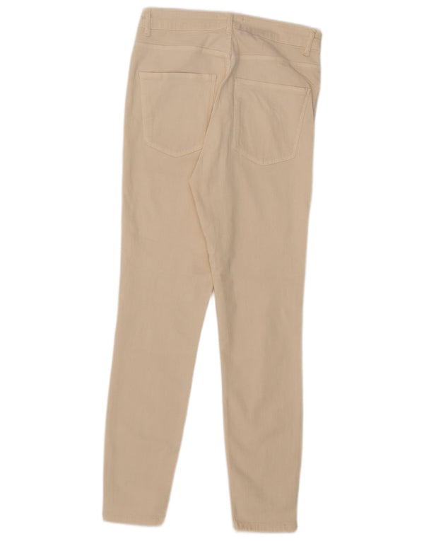 Zara Dame Skinny Jeans EU 42 Large W32 L27 Beige