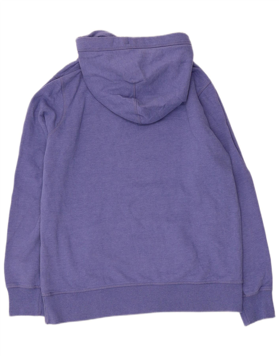 Fat Face Dame Oversized Hoodie Jumper UK 12 Medium Lilla Bomuld