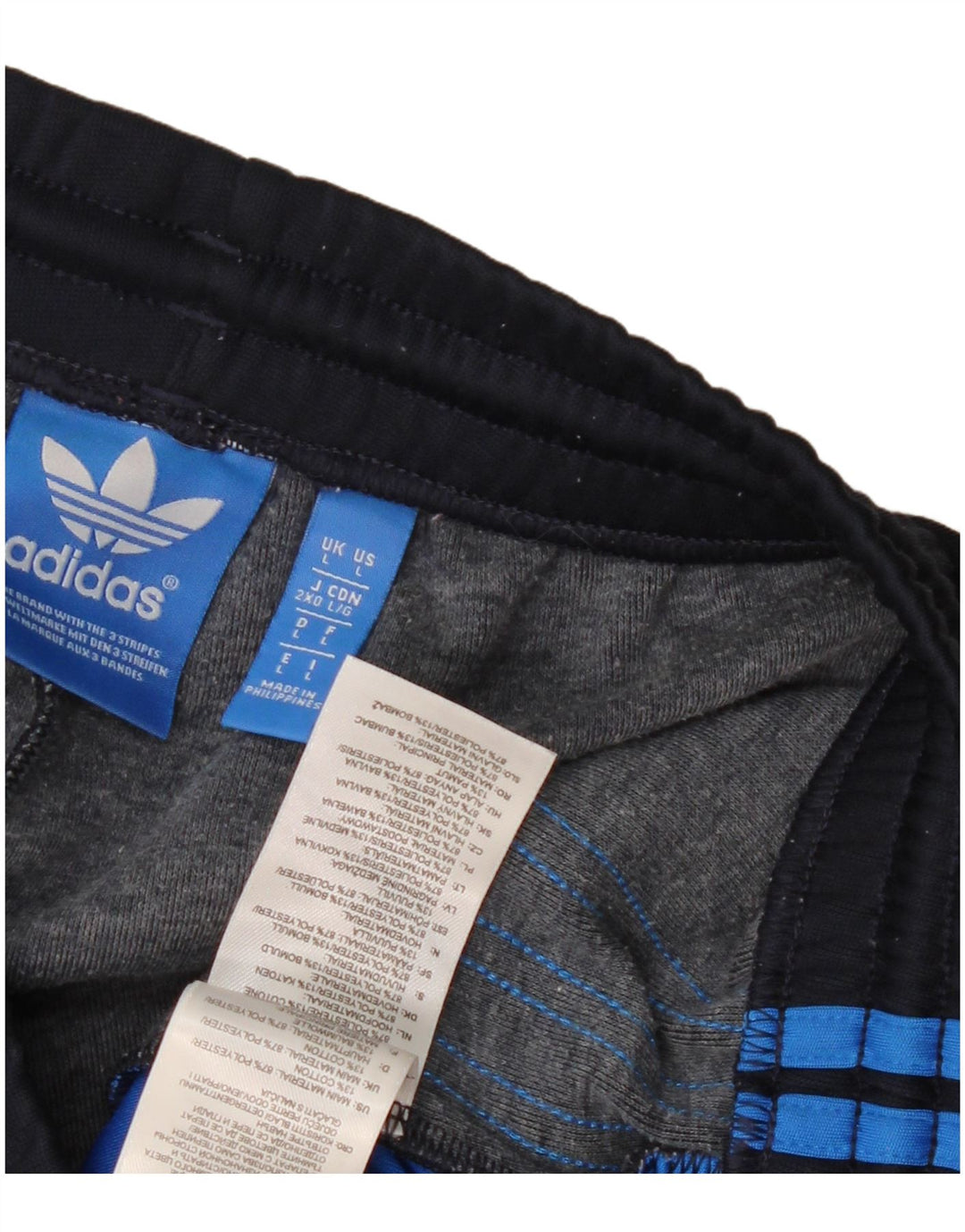 Adidas Sportsshorts til mænd store marineblå polyester