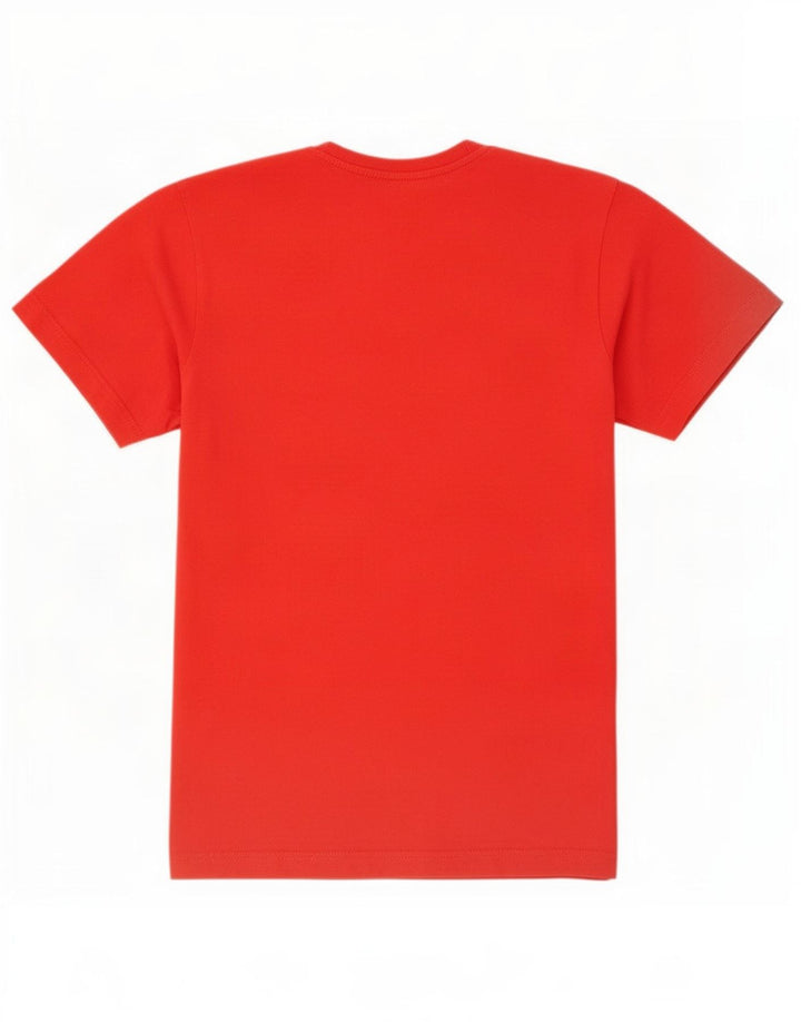 Adidas Herre grafisk T-shirt Top Medium Rød Bomuld