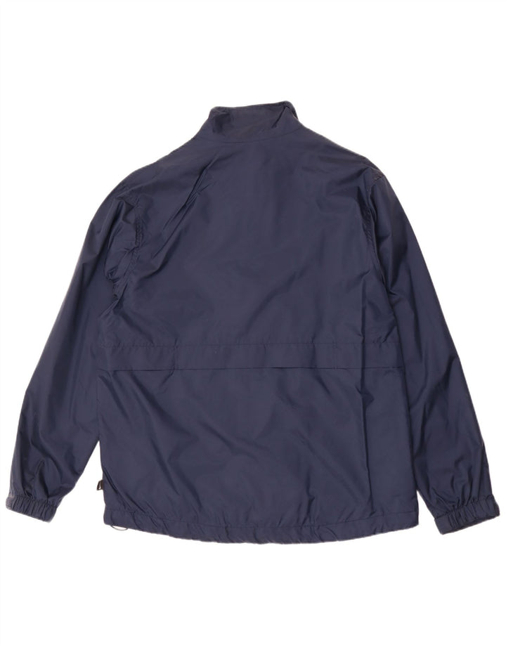Nike Regnjakke til mænd UK 38 Medium Navy Blue Nylon
