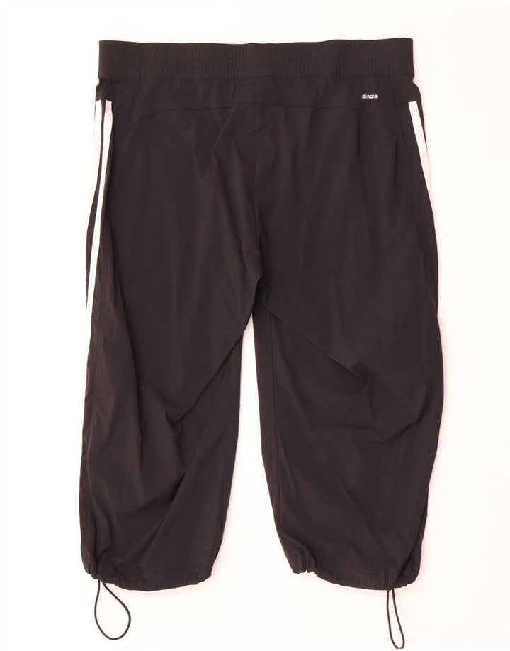 Adidas Womens Climalite Bermuda Shorts UK 12 Medium W32 Black Nylon