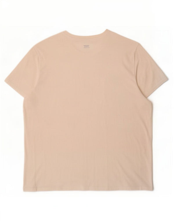 Lacoste Herre Regular Fit T-Shirt Top Størrelse 9 4XL Hvid Bomuld