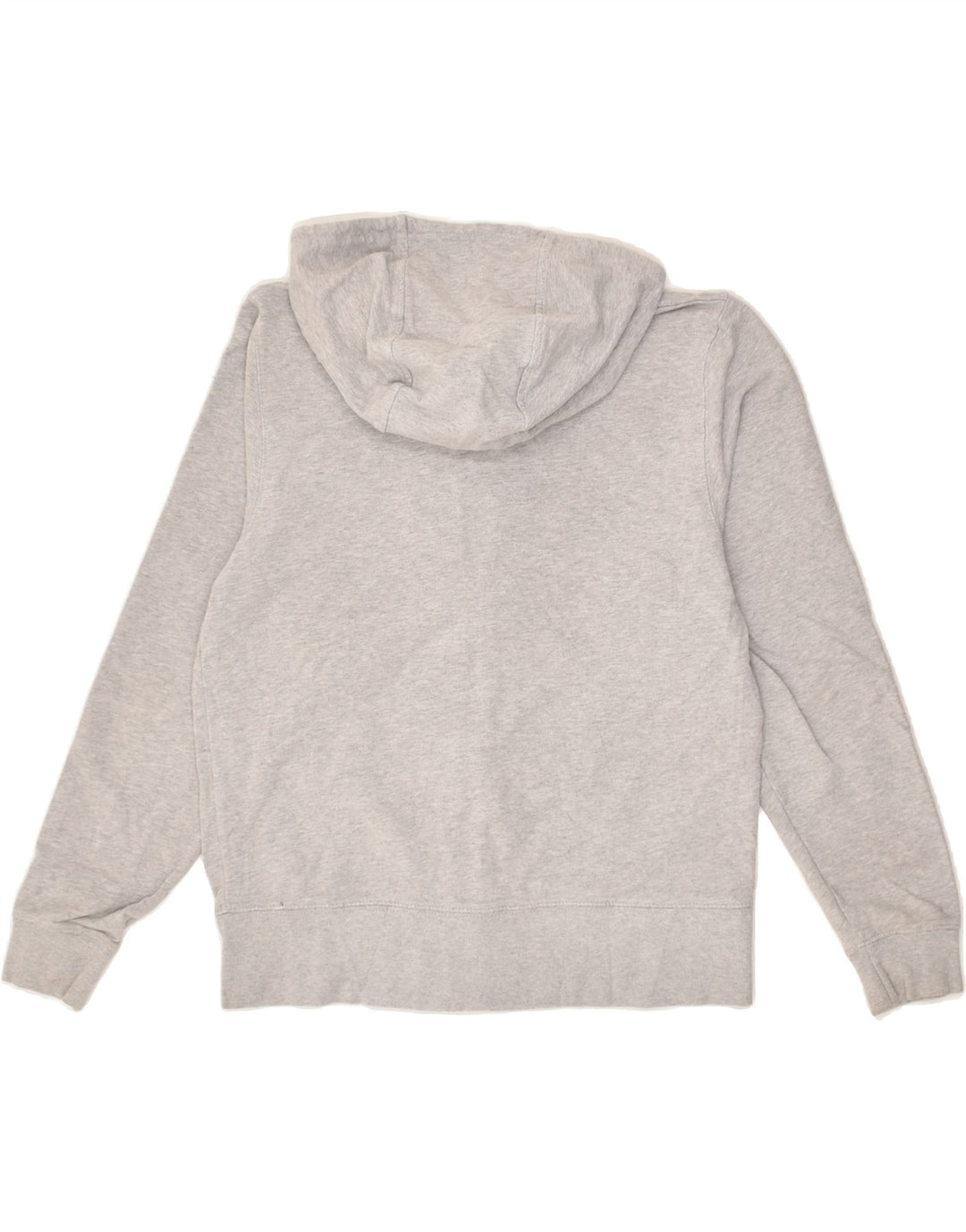 REEBOK Womens Zip Hoodie Sweater UK 14 Medium Grey Cotton | Vintage Reebok | Thrift | Second-Hand Reebok | Used Clothing | Messina Hembry 