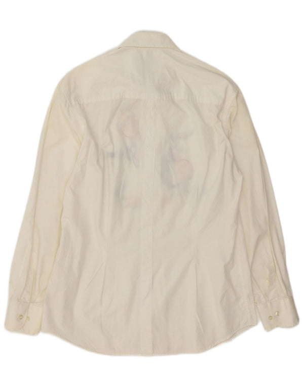 Emmanuel Schvili Dame Warner Bros Grafisk skjorte IT 42 Medium White Floral