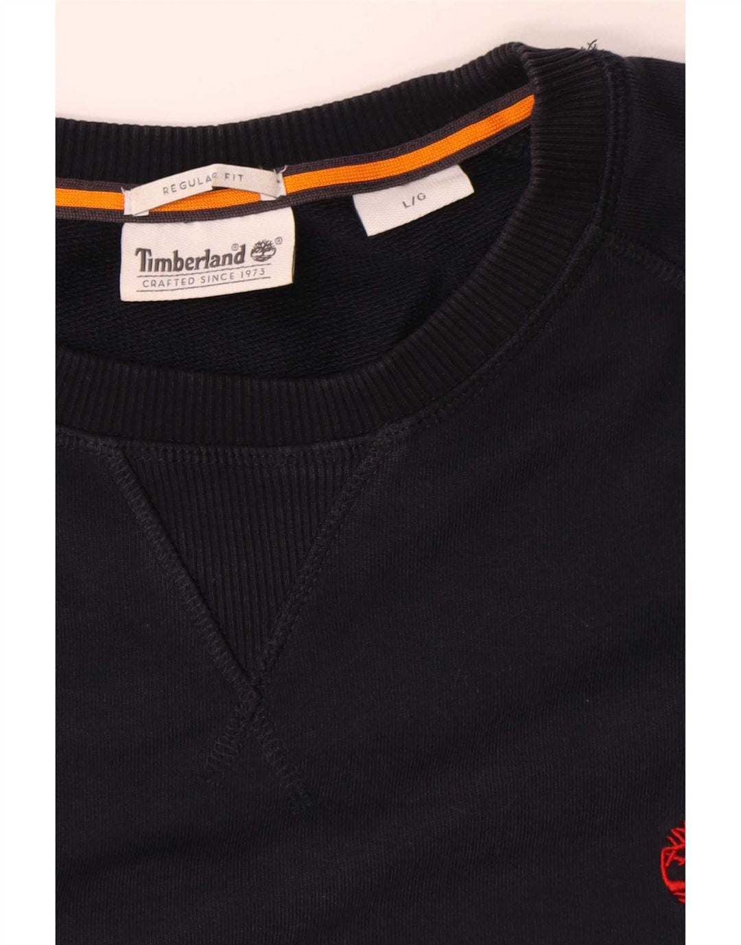 Timberland Herre Regular Fit Sweatshirt Jumper Stor marineblå bomuld