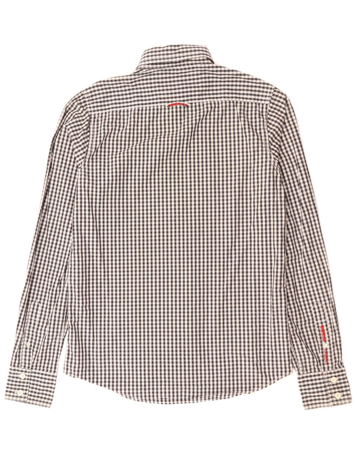 Superdry Herreskjorte Medium Sort Gingham Bomuld