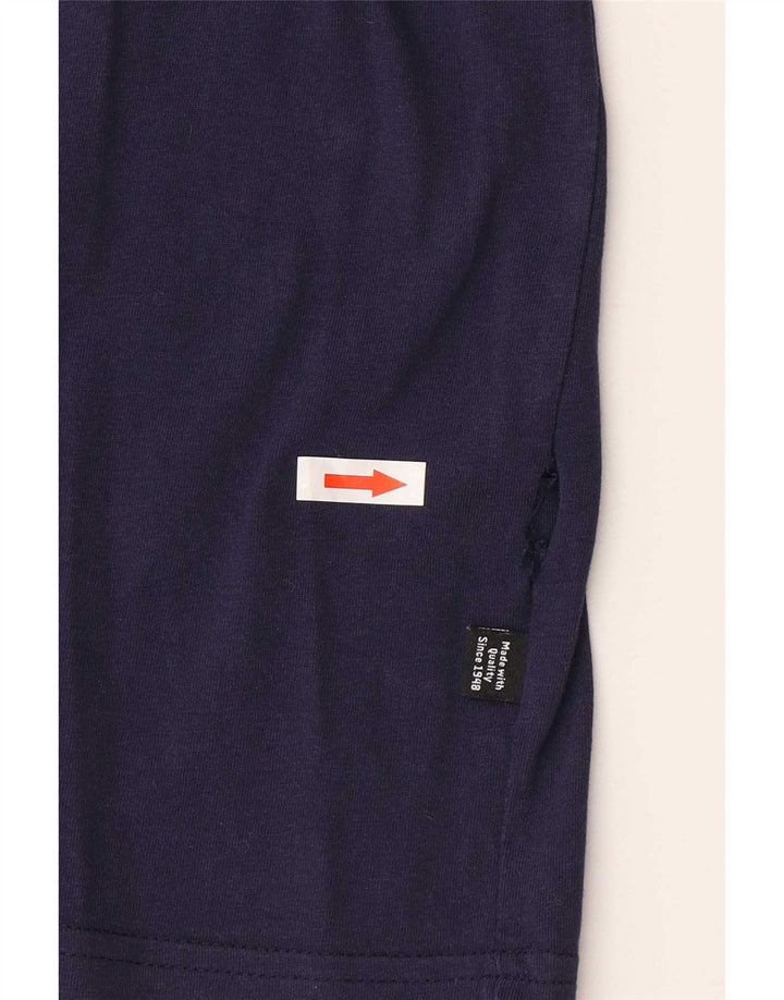 Puma Herre grafisk T-shirt Top Medium Navy Blue