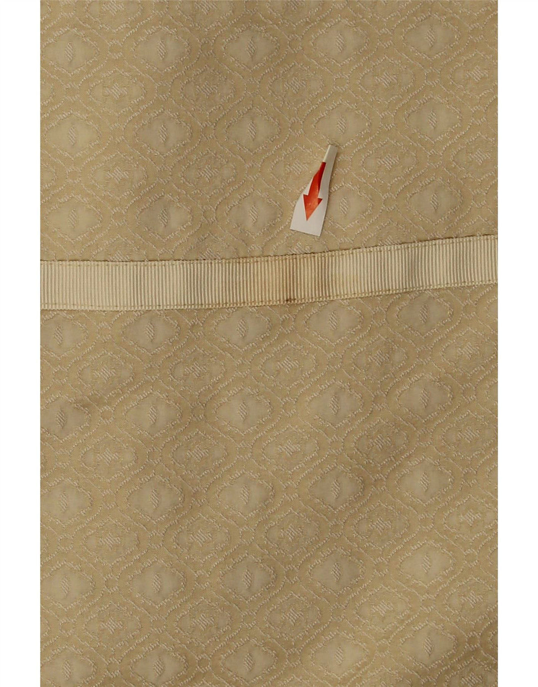 Awear Dame A-Line nederdel UK 12 Medium W30 Beige Geometrisk Polyester