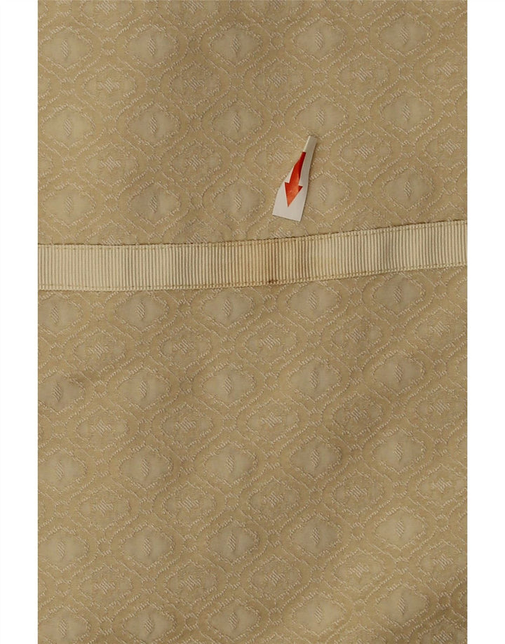 Awear Dame A-Line nederdel UK 12 Medium W30 Beige Geometrisk Polyester