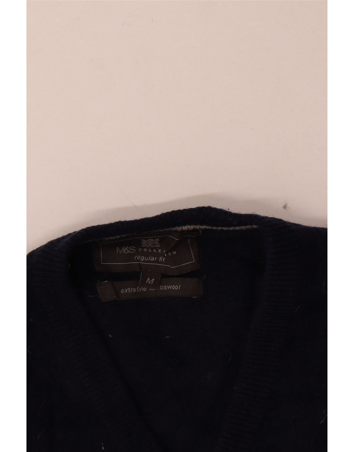 Marks & Spencer Dame Regular Fit Vest Tank Top UK 14 Medium Navy Blue