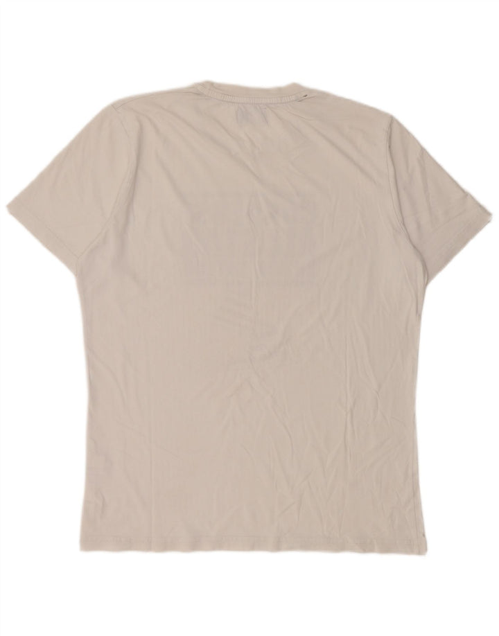 Converse Herre Chuck Taylor Grafisk T-Shirt Top Medium Hvid Bomuld